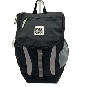 NWOT Mobile Dog Gear Drop Bottom Weekender Backpack Easy Clean Pet Bag In Black